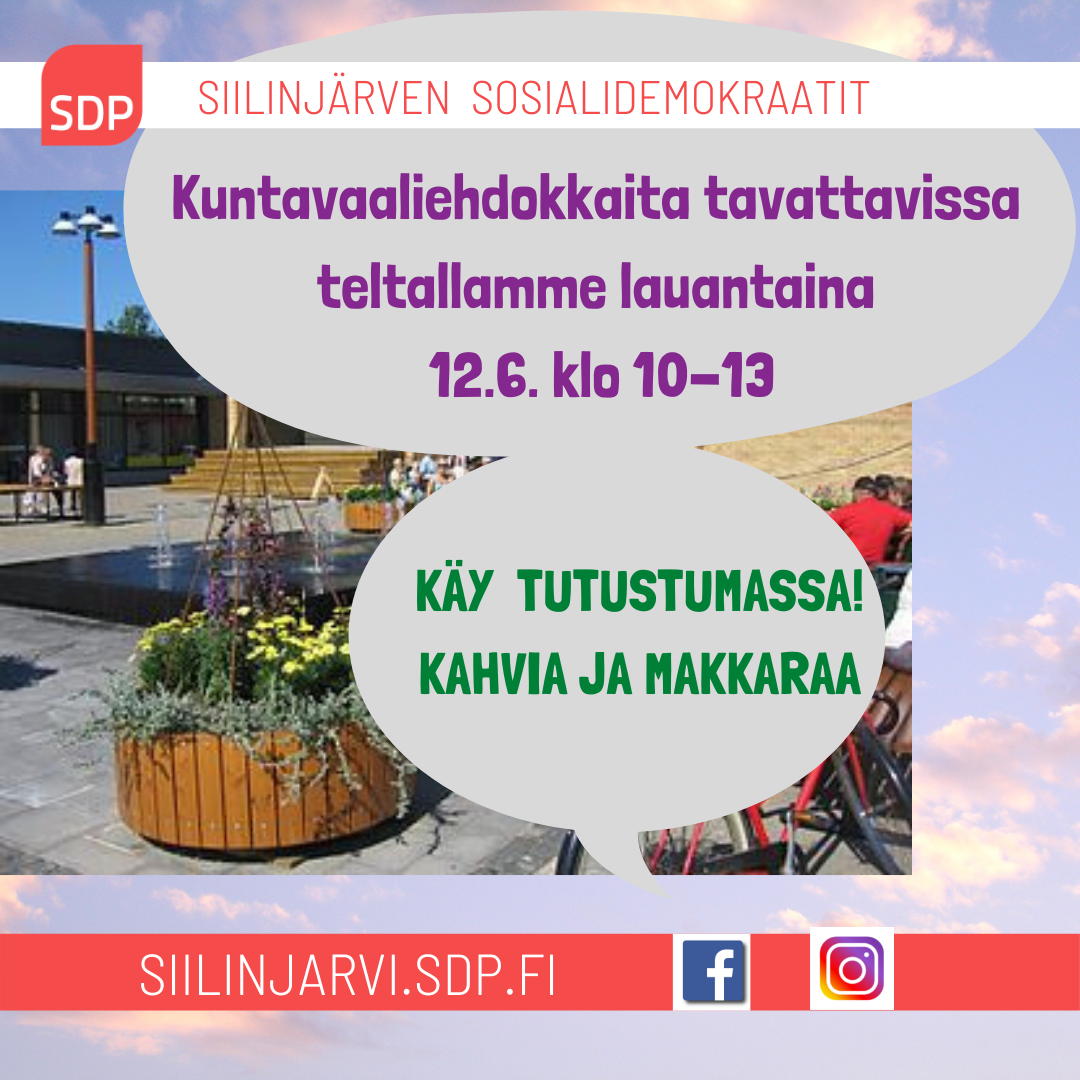 Vaalitori lauantaina 12.6.
