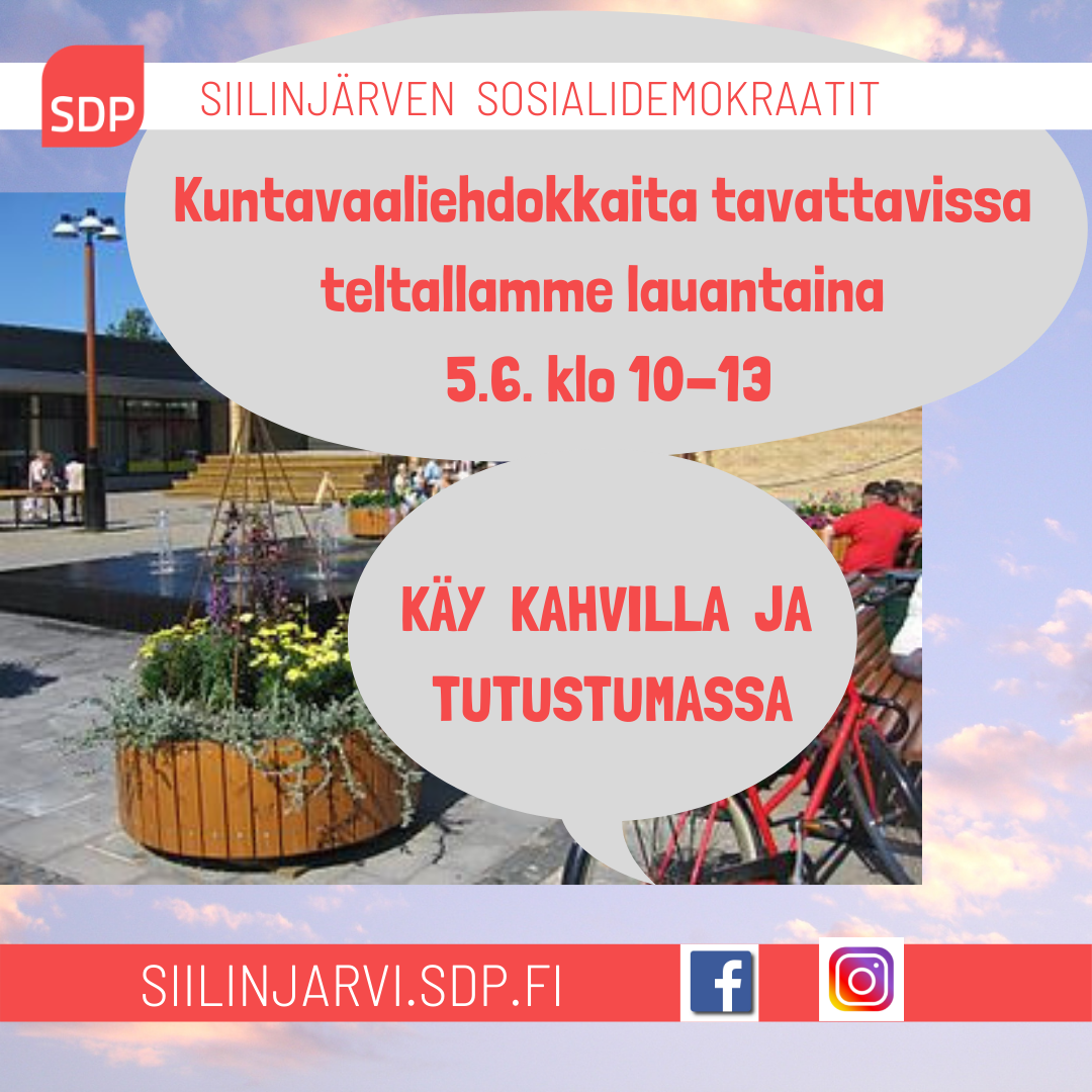 Vaalitori lauantaina 5.6.