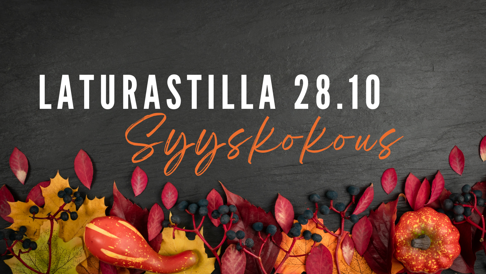 Yhdistyksen syyskokous 28.10.2023